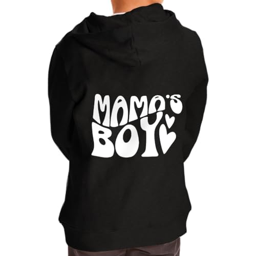 Mama's Boy Heart Toddler Full-Zip Hoodie - Cute Boho Apparel - Boys' Apparel