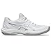 ASICS Women's Game FlyteFoam Tennis Shoes, 8.5, White/Pure Silver