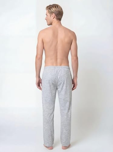 Image of Andrew Scott Men's Cotton Lounge Pants | Sleep Pajama Bottoms| Multi Packs | Drawstring & Pockets
