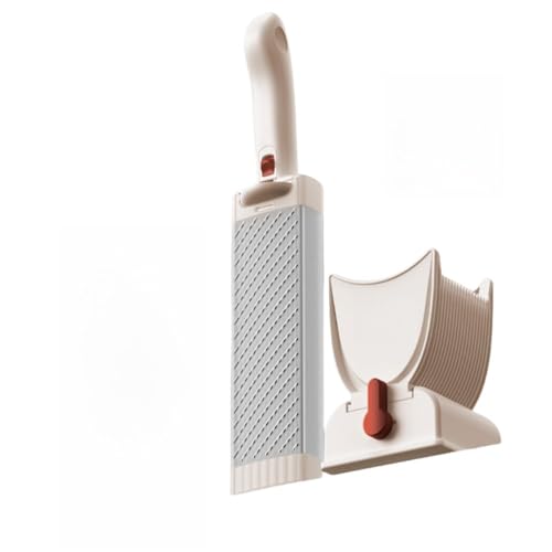 Vilom 手動肉スライサー ステンレス製 家庭用食品スライサー 牛肉・マトン・ハム対応 食品グレード 安全設計 簡単操作 高耐久 肉切り包丁付き おしゃれで便利 キッチン必須ツール (レッド)