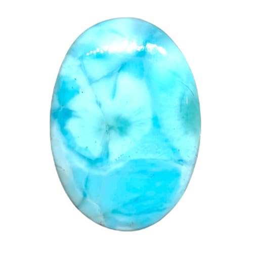 Larimar cabochon plat calibré pour résoudre vos problèmes de sertissage de pierres fines