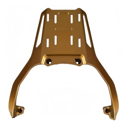 Support coffre moto Kymco Xciting S250/350 en alu doré, porte-bagages arrière ultra stable