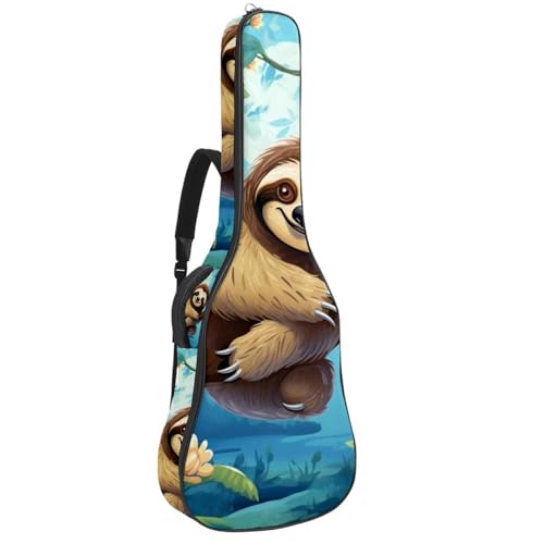 Housse guitare acoustique antichoc imperméable 101,6 cm contre pluie et chocs