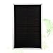 VOSAREA Cortinas de Plisadas con Soporte Adhesiva Opacas Negra para Ventana o...