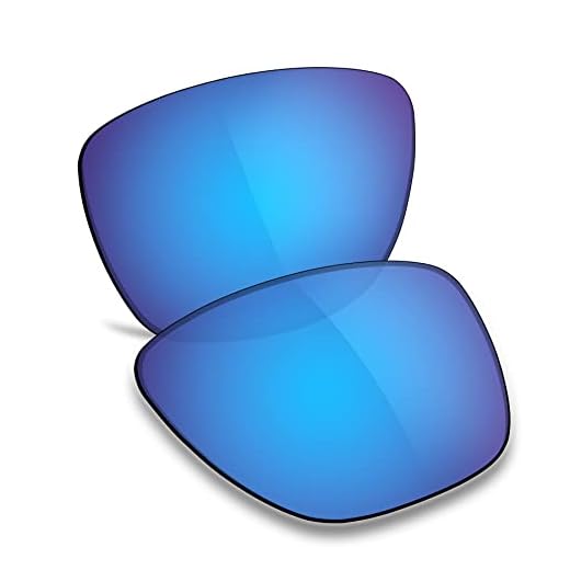 TRUSHELL Lentes de reposição polarizadas para óculos de sol Oakley Leffingwell OO9100 Azul oceano - Polarizadas