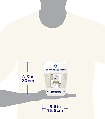 フレンチグレーシーソルト2ポンドバッグファイングレイン、フランス産ピュア&ナチュラルシーソルト。