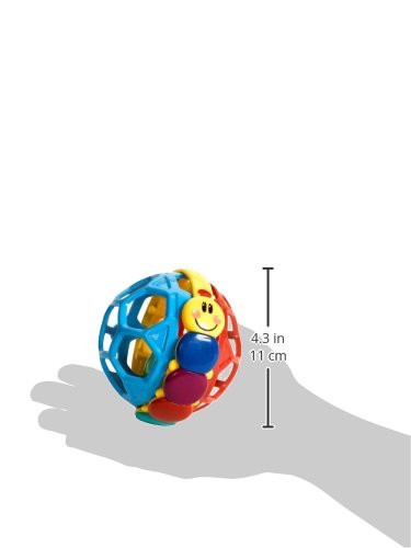 Baby Einstein, 30974 Bendy Ball mit Rassel aus einfach zu greifendem, BPA-freiem Material, leicht zu reinigen, ideale Größe zum Mitnehmen