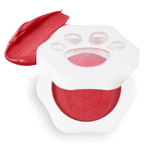 VIOLA HOUSE Blush,Fard da guancia,Zampa di gatto,Velluto morbido,Impermeabile,Lunga durata Blush Creme,Finitura naturale Mate 5g/0.17oz(#04)