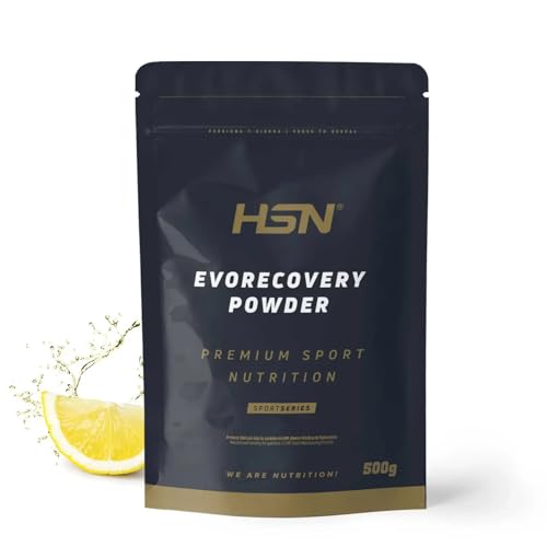 HSN Recuperador Evorecovery | Limón 500g | Batido Post Entreno con Proteína Hidrolizada Clear Aminoácidos Carbohidratos Sales Minerales | No Incluye Dosificador | No-GMO Vegetariano Sin Gluten