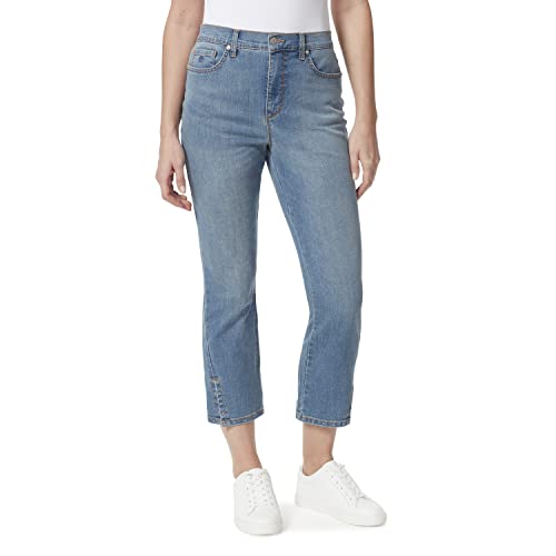 Jeans Amanda Slim Boot Cut High Rise Crop Gloria Vanderbilt bleu pour femme