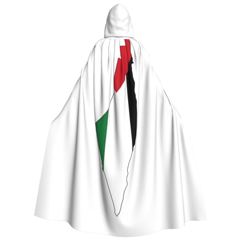 Cape drapeau Palestine pour déguisement adulte fête Halloween et cosplay