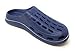 Comfort Trends Clogs for Men Nurse Shoes - Slip Resistant Shoes Garden Clogs Mens Navy White, 7
