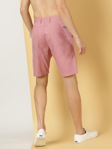 Image of Thomas Scott Men's | Solid | Chino Shorts | Regular Fit | Cotton Elastane | Above Knee | Casual Short