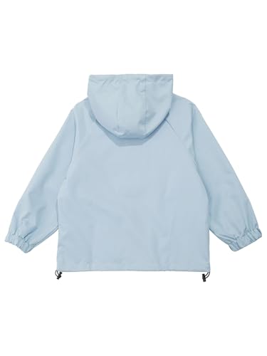 Kaerm Kids Girls Boys Windbreaker Jacket Long Sleeve Zip Up Hoodie Coat Cycling Fishing Lightweight Outerwear4