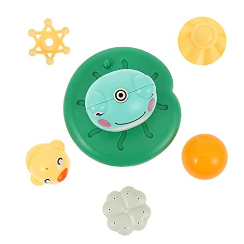 Abaodam 1 Juego Rana Bath Toys Juguetes de baño para Juguetes de Dibujos Animados Divertido Juguete para la Hora del baño Juguete de de Dibujos Animados el plastico