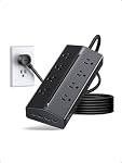 UGREEN 20 in 1 Trapezoidal Power Strip, 16 Widely Spaced Outlets, 4 USB Ports (20W USB C), GaN Power Bar with Overload Protector, 4.9Ft Extension Cord, Outlet Extender Wall Mount for Home Office Dorm
