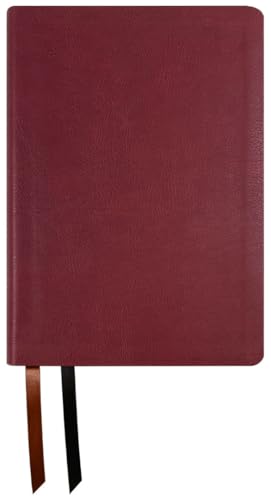 NASB Wide Margin Reference Bible, Burgundy, Leathertex, 2020 text