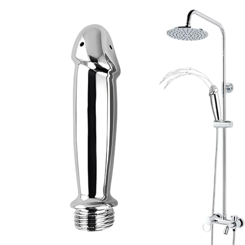 UIEXAY Doccia Doccia Metallo Clistere Anale Cleaner Douche Colon Cleaner(Argento)