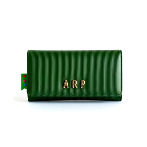 Agatha Ruiz de la Prada Billetero de Piel Vegana Color Verde con...