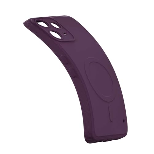 Image of Back Cover | MagFit Ring Design (Non-Magnetic) | Shockproof Case | Anti-Slip Grip | Raised Camera Edges | Slim Protective Case for Nothing Phone (3a) Lite 5G (Purple)