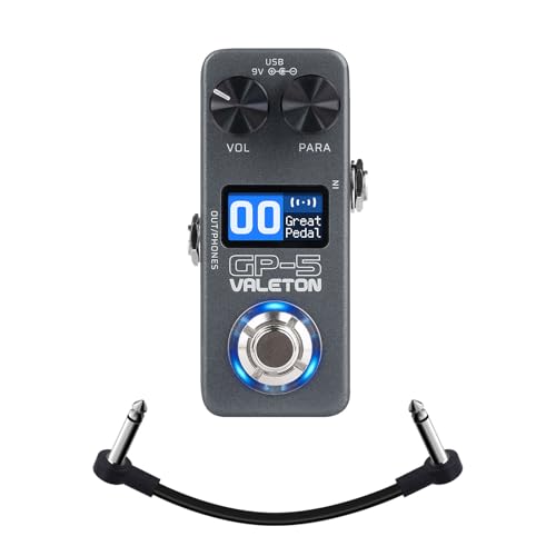 Valeton GP-5 Super Compact Multi-Effects Processor & NAM/IR Loader Pedal(Incl 1PCS Additional TRS...