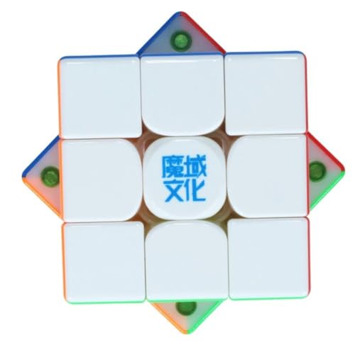 Image of MoYu WeiLong V11 3x3 Magnetic Speed Cube | 8-Magnet Ball-Core, UV Coated Finish & World Record Design | 64 Customization & Dual Adjustment System Puzzle