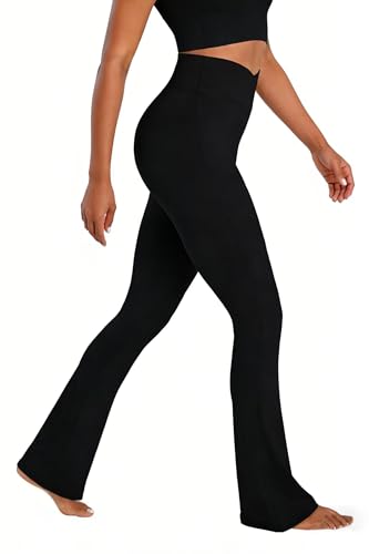 Contrôle du ventre et fesses galbées en legging évasé