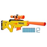 ハズブロ(HASBRO) ナーフ フォートナイト BASR-Lダーツブラスター、6ダーツクリップ、リムーバブル・スコープ、ボルトアクション、フォートナイト ナーフ ブラスター