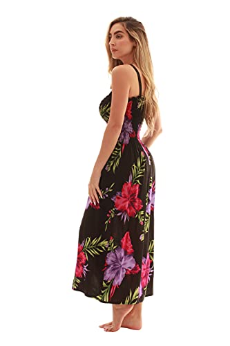 Image of Just Love Floral Print Tube Sundress Swimwear Cover Up Summer Dress for Women