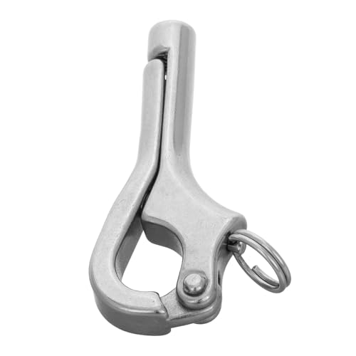 BESPORTBLE Stainless Snap Hook Self-Locking Mechanism Stainless Steel Quick Release Safety Hook Eye