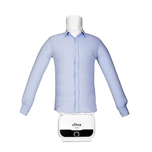 Ufesa Maniquí 2 en 1 SV1200, planchado y secado automáticos, 1200 W, elimina las arrugas, desodoriza y neutraliza los olores, temporizador de 3 horas, tallas S a XXL