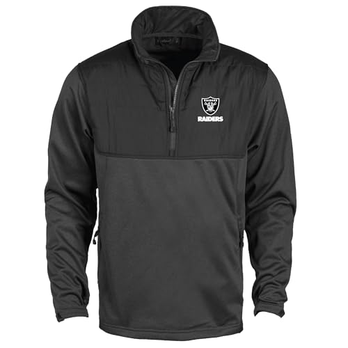 Image of Dunbrooke Pathfinder Teflon coated 1 /4 zip tech fleece with polyester shell and zippered pockets