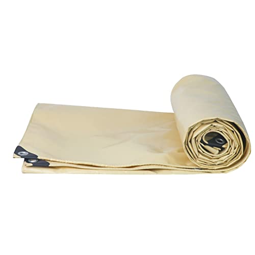 Wodoodporna plandeka 4 m x 500 gm² HeavyDu z oczkami wpuszczanymi wszechstronna do użytku na zewnątrz namiot US Pavil (CustomizablSize)