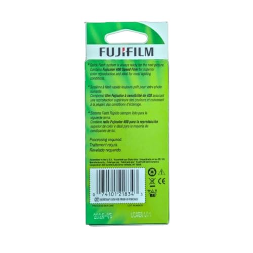 Fujifilm QuickSnap Flash 400 One Time Use 35mm Camera with Flash, 27 Exp, 4 - image 8