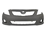 MBI AUTO - Painted to Match, Front Bumper Cover Fascia for 2009 2010 Toyota Corolla Sedan 09 10, TO1000343