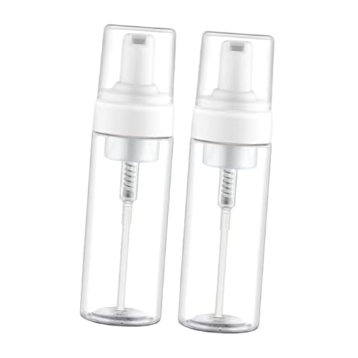 balacoo Garrafas dispensadoras 2 peças 150 ml Mousse Garrafa de espuma de plástico para animais de estimação garrafas recarregáveis de maquiagem
