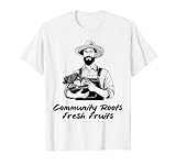 City Farming Azotea Jardinería Comunidad Raíces Frutas frescas Camiseta