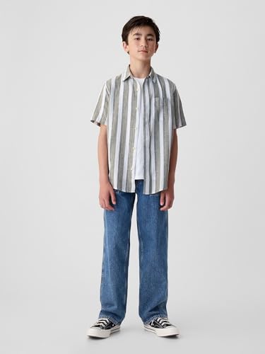 GAP Boys' Ss Linen Top3