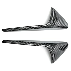 JOMOSPO Real 3K240G Toray Dry Carbon Fiber Side Camera Indicator Cover Decoration Modification Accessories for Tesla…