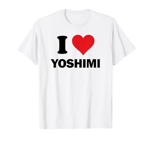I Heart Yoshimi Japan Love Japanese Souvenir Artículo Camiseta
