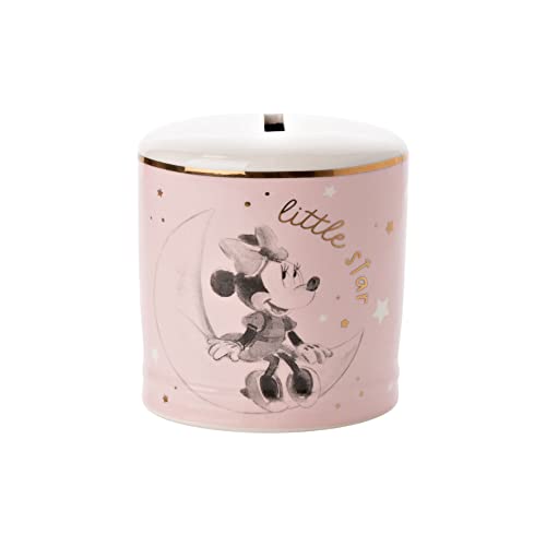 Little Star Minnie Mouse – Pink Ceramic Children’s Money Box – Perfect for a Classic Fan – Officially Licensed