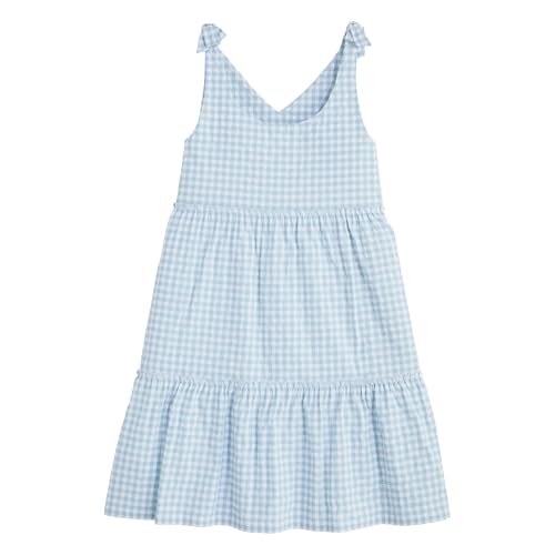 vineyard vines Girls' Harbor Tie Shoulder Tiered Dress2