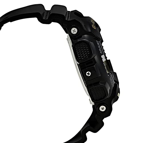 Casio G-Shock GD-100GB-1DR Black & Gold Digital Dial Black Resin Strap Men's Watch Shock And 200M Water Resistant G340 - Image 3