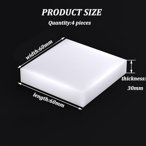 Bloque de goma maciza de alta densidad y almohadillas de silicona estructurales de 60mm 2
