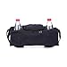 DaoRier Carrito organizador Buggy Bag universal Negro Bolso cambiador para bebé Cochecito con soporte para bebidas Taza plana
