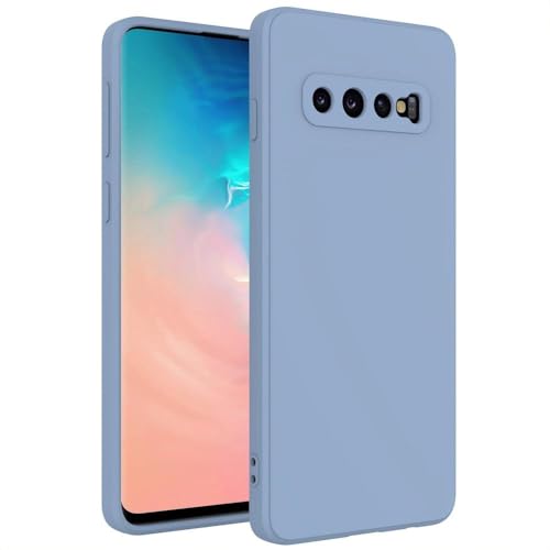 ULXITEYU Soft TPU Slim Case for Samsung Galaxy S10, Lightweight, Snug Fit, Drop-Resistant, Shock-Absorbent, Scratch-Resistant, Grass Gray - image 1