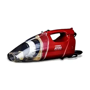 Eureka Forbes Atom 600 Watts Corded Handheld Vacuum Cleaner with Powerful Cyclonic Technology & Washable Filter (Red)