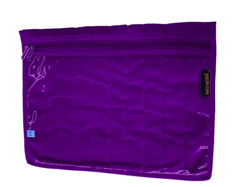 Image of Yazzii Travel Pouch - Portable and Multifuctional for Sewing Accessories, Crafting, Beading, & More - Purple