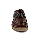 PAYMA - Herren Damen Kinder Bootsschuhe Segelschuhe Mokassins aus Seahorse Geölt Leder 3 Eye Classic Docksides. Gummisohle. Klettverschluss. Farben: Klettverschluss Braun. Größe EU 40