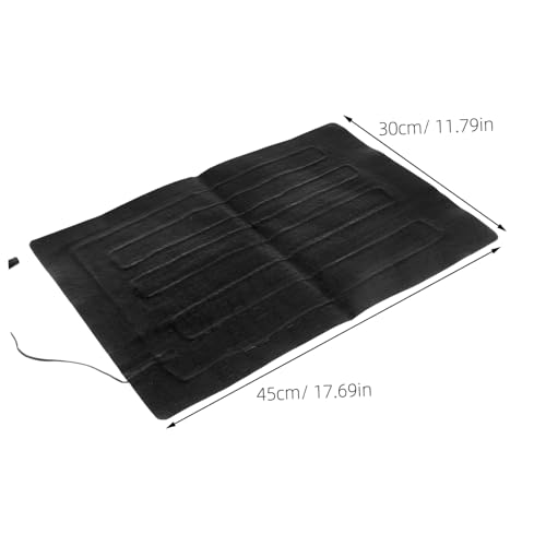Alfombrilla térmica USB carbon fiber para mascotas y reptiles miniatura 2